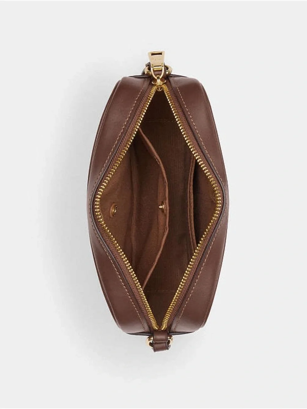 Coach Mini Jamie Camera Bag In Signature Canvas Gold/Tan/Brown Crossbody